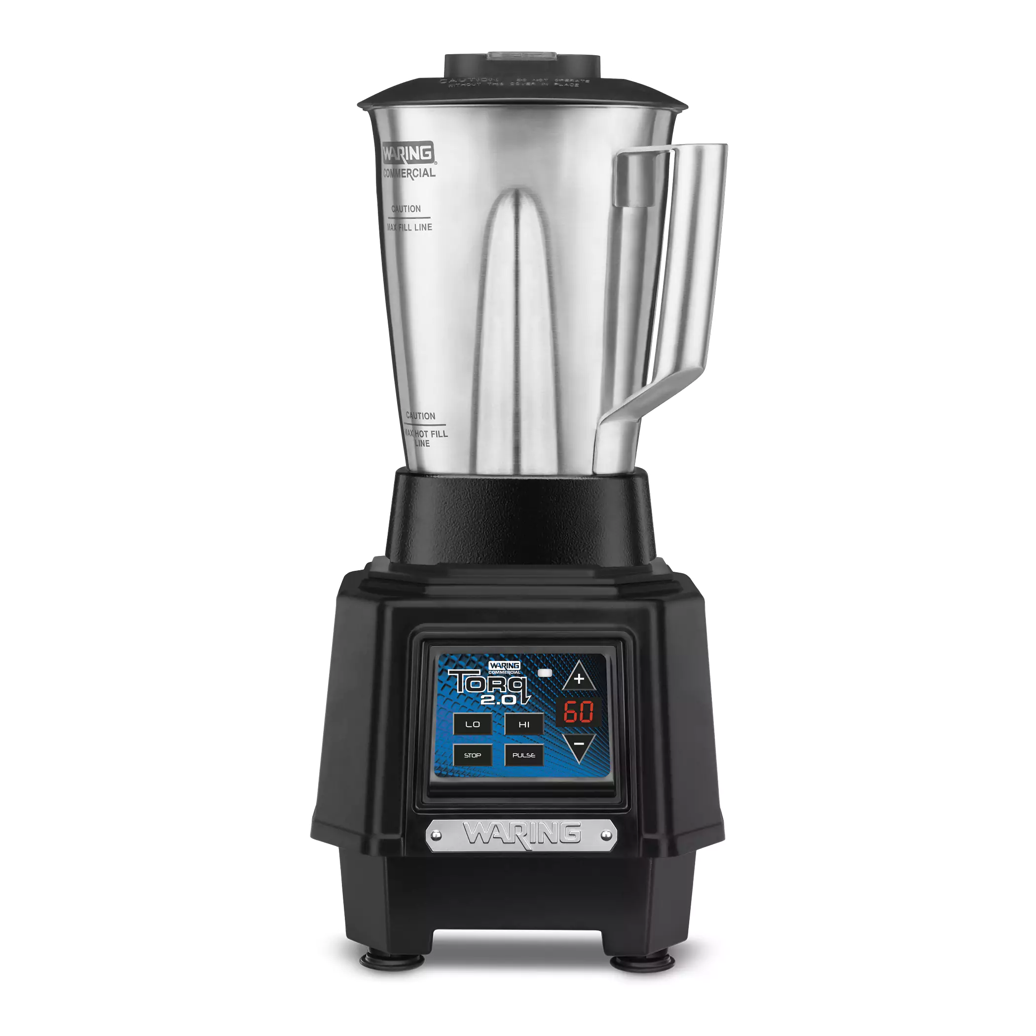 Torq 2.0 Blender with Electronic Touchpad Controls and Timer and 48 oz. Stainless Steel Jar